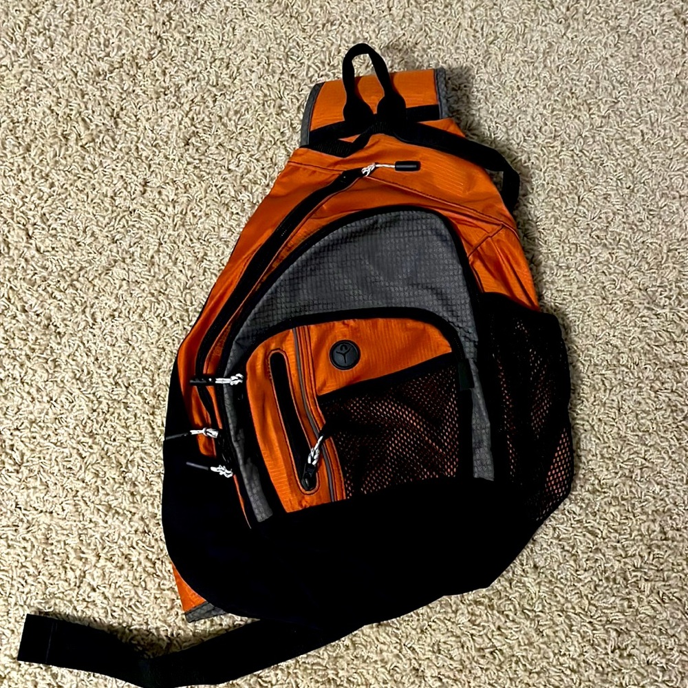 LL Bean cross body backpack